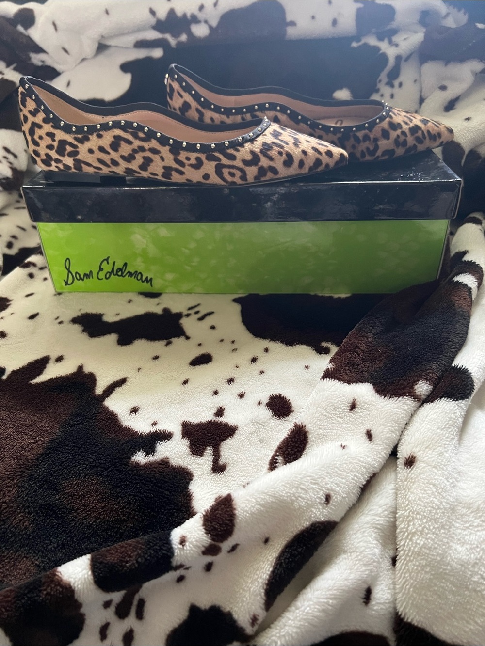 Sam Edelman Rivera Calf Hair Flats